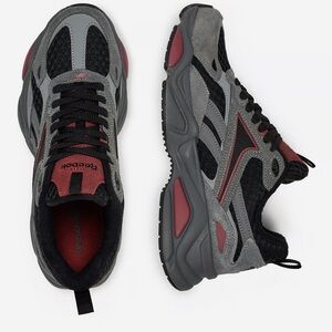 NWT Reebok Gray and Burgundy Athletic Shoes